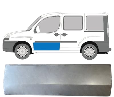 Reparatiepaneel voor deur voor Fiat Doblo 2001-2010 / Links