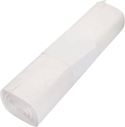 Vuilniszakken - Afvalzakken - Huishoudelijk Gebruik - Sterke LDPE Folie - 120 Liter - Wit