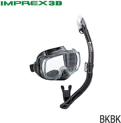 TUSA Imprex 3-D Dry snorkelset