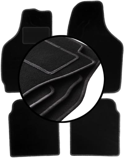 Veloursmattenset voor: Daewoo Tico hatchback (1996-2001)