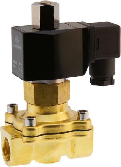Magneetventiel DF-SB 1/2'' NO messing FKM 0-3bar 24V DC - DF-SB012B160F-024DC