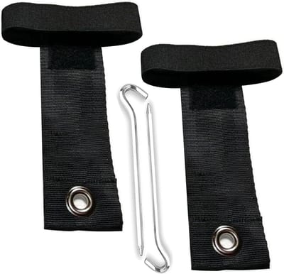 Grondpen Set - Paneel Anker - Buiten Beveiligen - Winddicht Ontwerp - 18.6 x 10.2 cm - Standaard