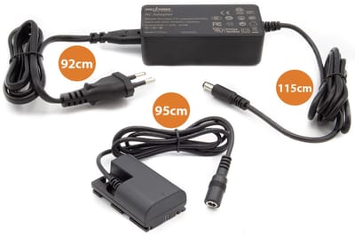 Netadapter ACK-E6 voor Canon - plus dummy accu