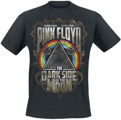 Pink Floyd Dark Side - Gold Leaves Heren T-shirt - zwart - XL