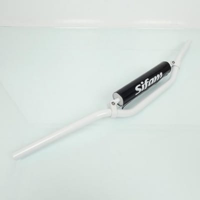 Stuur Kyoto wit L800mm H70mm D22mm aluminium voor motor TT enduro cross Nieuw
