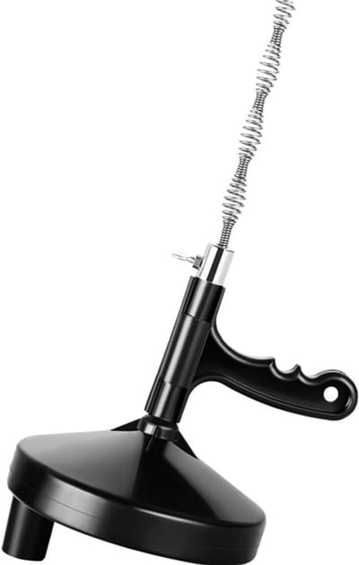 Afvoer Verstopper Verwijderaar - Flexibele Ontstopper - Verstoppingen Verhelpen - Ergonomisch Antislip Handvat - 7 Meter - Zwart
