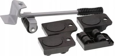 Meubelroller met hefboom - 150kg - 5 delig