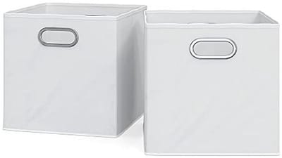 Vouwdozen Set van 2 - Wit, 30 x 30 cm - Praktische Oplossing voor Organisatie
