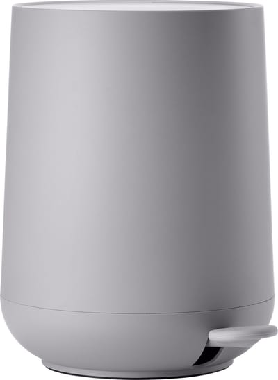 Zone Denmark Nova Pedaalemmer - Prullenbak Badkamer Softclose - Afvalemmer Klein - Toilet & Badkamer Accessoires - Kunststof - 5 liter - 29 x 23 cm - Gulliter Grey (grijs)