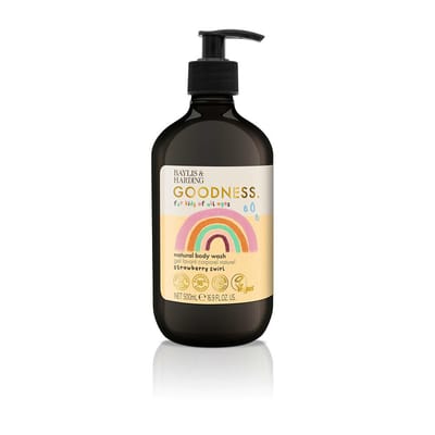 Baylis & Harding Baylis &amp; Harding Goedheid Kinderen Natuurlijke Lichaamswas Aardbeien Werveling 500 ml