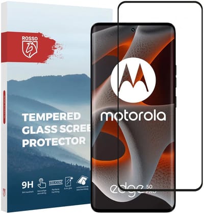 Rosso Screen Protector Geschikt voor Motorola Edge 50 Pro | 9H Tempered Glass | Glasplaatje | Beschermlaag | Beschermglas | 9H Hardheid