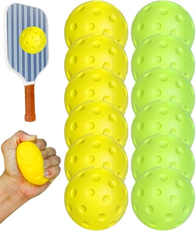 Stille Ballen - Trainingsballen - Binnenshuis Spelen - Geluidsreducerend Materiaal - 12 Stuks - Enkele Attribuut
