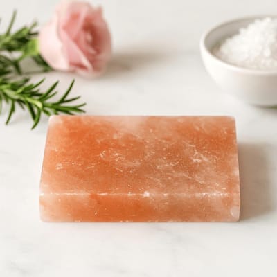 Himalaya Zout Kookplaat - Rechthoekig - Bak & Kookplaat - 30x20x5cm