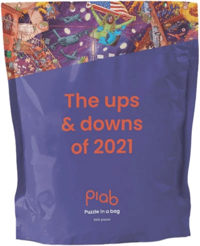 Puzzle in a Bag - Jaaroverzicht 2021 - Puzzel - 1000 stukjes
