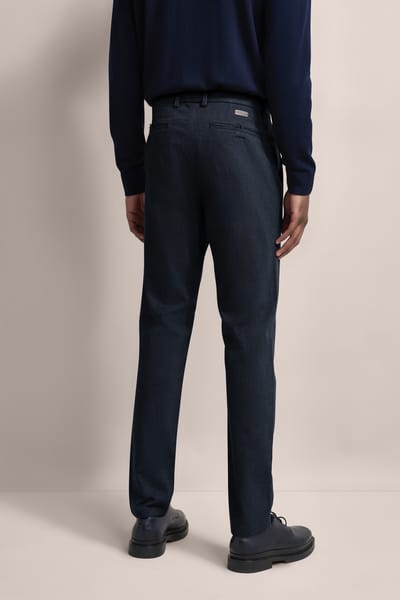 Bugatti Herren Chino in stretch katoen