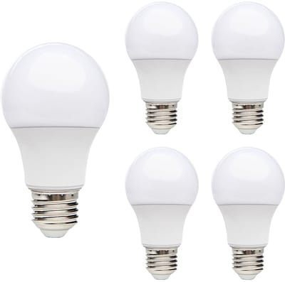 Kobi LED Lamp E27 10.5W - 1055lm - 4000K - 230V - Standaardvorm - Voor Werkruimte, Hal of Keuken - 5 stuks