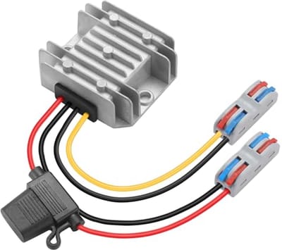 DC 24V naar 12V 10A Power Converter - Waterdichte Spanningsregelaar met Beveiligingen