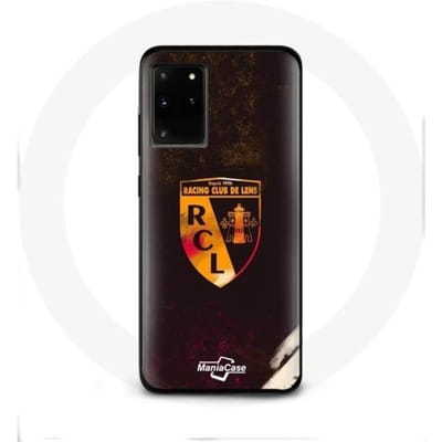 Samsung Galaxy S11 Plus hoesje rcl lens oranje zwarte achtergrond