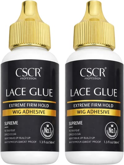 Lace Pruik Lijm - Extreme Firm Hold - 38ml - 2 stuks - Haarextensions - Pruiken - CSCR -