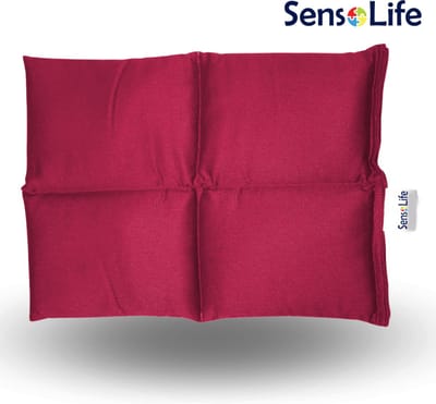 Verzwaringskussen 30 x 40 cm - kers - 4 kg - Verzwaarde schootkussen - ideaal maat, hulpmiddel voor school en sensorische integratietherapie