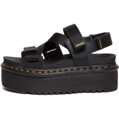 Dr. Martens Nylon Comfortabel Veelzijdig Strand Sandalen Dames Sandalen Zwart 31805001 37 black