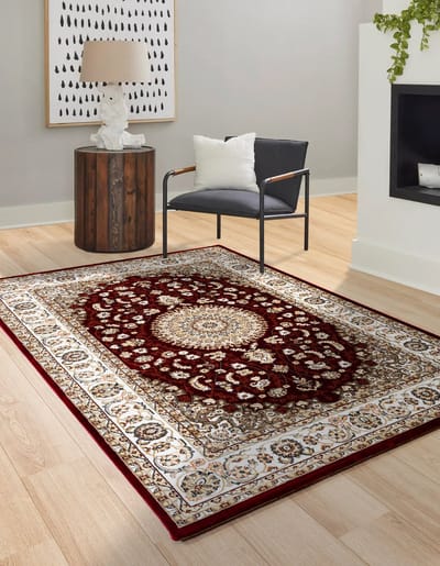 Flycarpets Klassiek Rood Vloerkleed Alcon - Oosters motief - Perzisch Tapijt - Woonkamer - 280x380 cm
