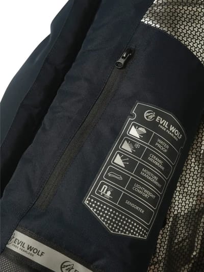 Nivard Skipak - SkiBroek - Skijas - Ski Suit - Wintersport - Heren - Winter - Warm Fleece - Marineblauw - Maat L