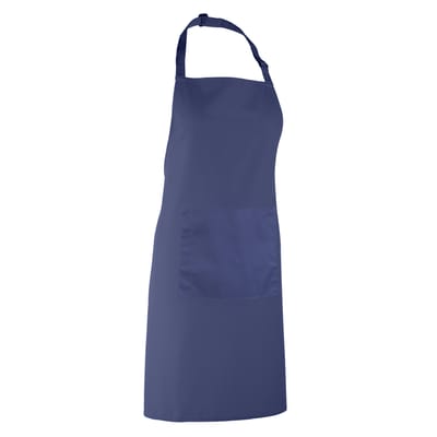 Premier Dames/Dames Kleuren Bipschort Met Zak / Werkkleding (Pakket van 2) (Marineblauw)