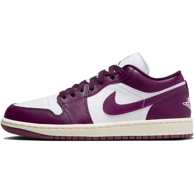 Air Jordan 1 Low Bordeaux Dames Sneakers Paars Wit Zeil DC0774-161 43