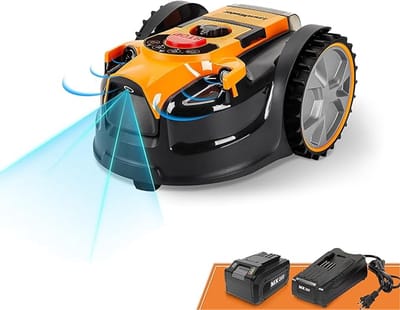 Robotmaaier VBRM16 OcuMow - Zonder Kabel - Tot 100 m² - MX 24V 4,0Ah Lithium-Ion Accu - Automatische Grasmaaier
