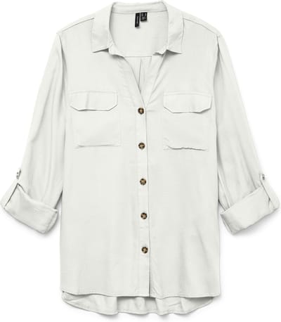 VERO MODA - VMBUMPY L/S SHIRT NEW WVN NOOS - Dames - Blouses