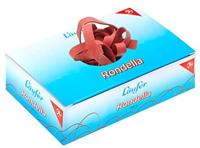 Ronde elastieken 150 x 10 mm - Flexibele rubberen ringen in rood
