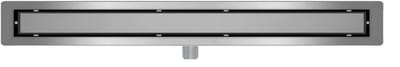 DutchLine - Douchegoot met flens en tegelrooster - RVS - 2000x70mm