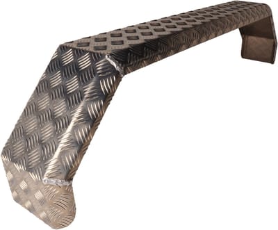 De Haan THMAQ 20155 - 1550x200x375 mm - aluminium traanplaat tandem spatbord