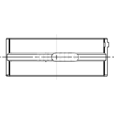 Hoofdlager MAHLE 213 HL 21652 000