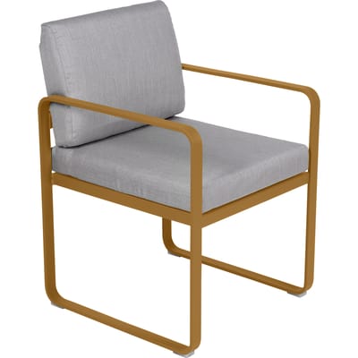 Fermob BELLEVIE fauteuil voor de eethoek - D2 peperkoek - 79 Flanelgrijs