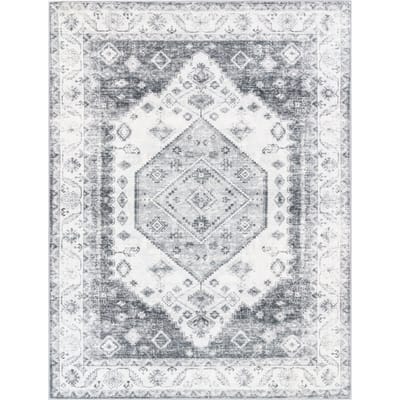 Wasbaar tapijt Cambria grijs  60x100 cm