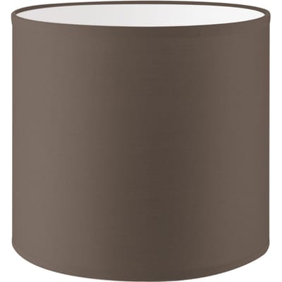 Home Sweet Home Lampenkap Bling cilinder - van stof - taupe - Moderne stoffen Lampenkap - 16/16/15cm - E27 lamphouder - voor wandlamp, tafellamp en