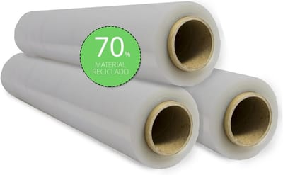 Transparante Rekbare Verpakkingsfolie op Rol - Gerecycled Materiaal voor Pallet en Verhuis