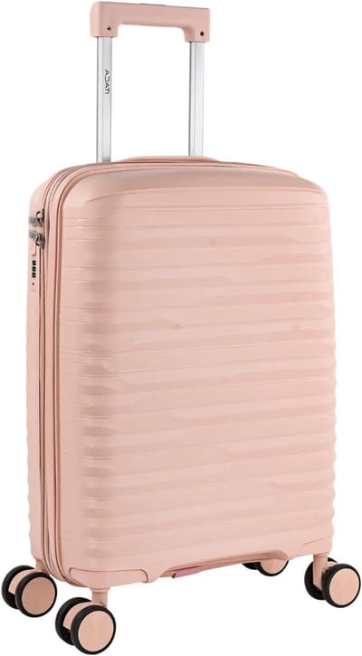Handbagage Koffer - Reiskoffer Trolley - Vliegen Cabine - Lichtgewicht 38L - 38x55x20 cm - Roze