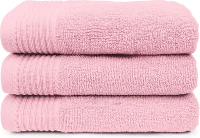 The One Voordeel Maxi Badlakens Licht Roze 3 stuks 100x180cm