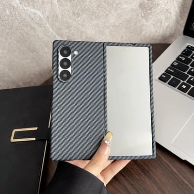 Premium Ultra Dunne Magnetische Telefoonhoes van Koolstofvezel voor Samsung Galaxy Z Fold 7 6 5 4 3 Scherm Volledige Film Anti-Val Beschermhoes Galaxy Z Fold7