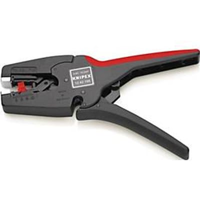 KNIPEX MultiStrip® 10 automatische draadstripper, L 195 mm, AWG 32-7, glasvezelversterkt, speciaal gereedschapsstaal