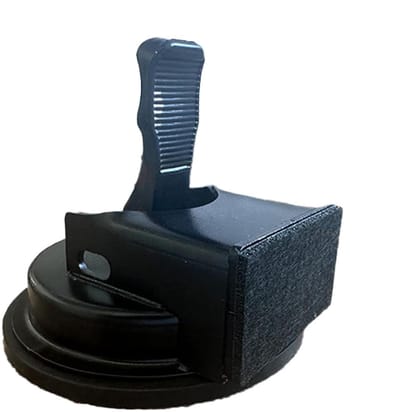 Zuignap Vloer - Fixeer Gereedschap - Vloeren Plaatsen - Krachtige Zuigkracht - 11.8 cm - Zwart