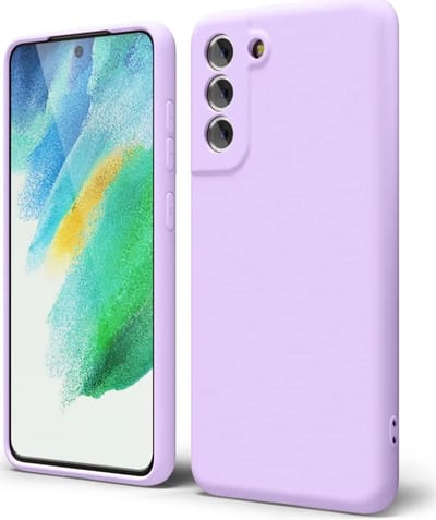 Hoesje met Camera Bescherming Geschikt voor Samsung Galaxy S21 FE | Back Cover | Dun | Flexibel TPU | Lila