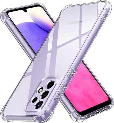 Hoesje Geschikt Voor Samsung Galaxy A23 4G Hoesje transparant Anti Shock silicone Hoesje Geschikt Voor Samsung Galaxy A23 5G hoesje silicone Backcover hoesje