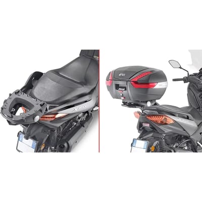 Motorfiets topkoffersteun met origineel windscherm Givi Yamaha Max125/40 (18-20) X-max 300 (17-20)