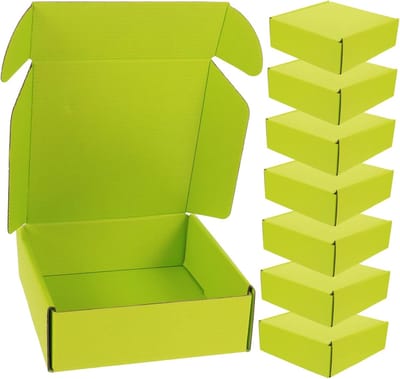 Opbergdozen Set - Vliegtuigdozen Verpakking - Verhuizen Opslag - Stevig Golfkarton - 15x15x15 cm - Zwart