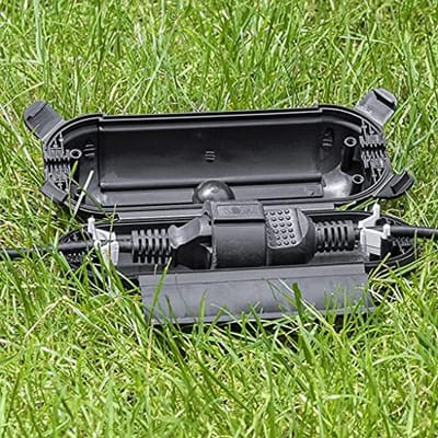 Waterdichte veiligheidsbox voor Schuko-stekkers - 2 stuks, IP44 outdoor beschermbox voor kabels