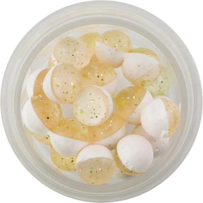 Drijvend Aas - Viseieren Lokstof - Vissen Forel - Duidelijke Glanzende Kant - 0.5 oz Pot - Zilver Chartreuse